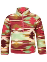 Wrangler Girl's Sherpa Zip Pullover Fleece 1/2 Zip