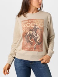 Wrangler Women's Long Sleeve Crew Sweatshirt