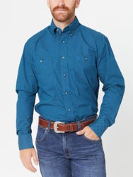 Wrangler Men George Strait Two Pocket Button Down Shirt