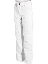 Wrangler Cowboy Cut 4H & FFA Boys'/Unisex White Jeans