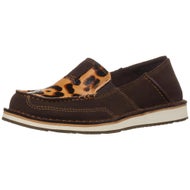 Ariat Women's Cruiser Chocolate Suede Leopard Shoes