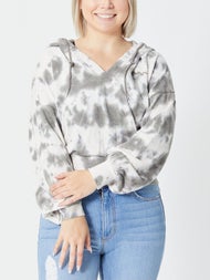 Kimes Women's Monterey V-Neck Crop Hoodie