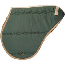 Big D Quilted Hunt Seat Saddle Case Forest Green