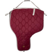 Big D Quilted Western Saddle Case Maroon