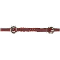 Berlin Latigo Leather Blood Knot Braided Curb Strap