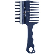Spring Loaded Clip Braiding Comb Navy