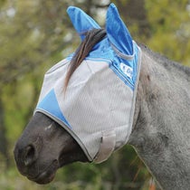Cashel Crusader Paramosche Per Gambe Cavallo – Protezioni In Rete Morbida, Antisdrucciolo E Imbottite (Set Da 2)