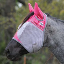Cashel Crusader Color Mask Ears Pink Horse