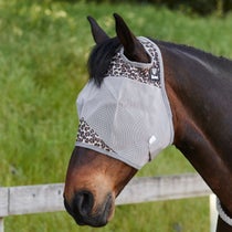 Cashel Patterned Fly Mask Leopard Yearling/Pony