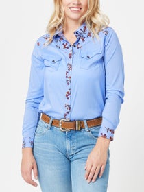 Cruel Denim Bronc Print Rayon Shirt- Western Wear