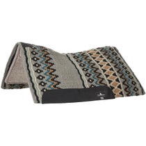 Classic Equine Flic Tapis de Selle Western Unisexe, Noir, 31 X 32