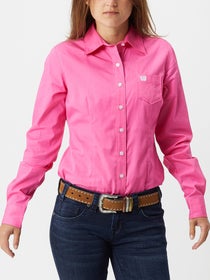 Cinch Women's LS Western Shirt Pink XS