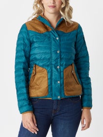 Cinch Women Ripstop Quilted Jacket Teal LG