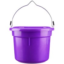 DuraFlex 8 Quart Flatback Bucket Purple