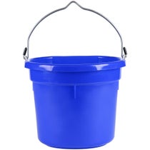 DuraFlex 5 Gallon Flatback Bucket Blue (20qt)
