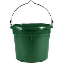 DuraFlex 5 Gallon Flatback Bucket Green (20qt)