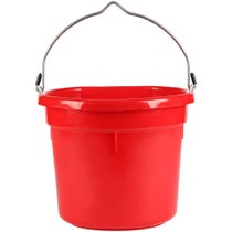 DuraFlex 5 Gallon Flatback Bucket Red (20qt)