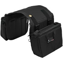 Equi-Tech Medium Detachable Saddle Bag Black