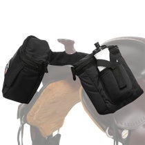 Equi-Tech Tacky-One Horn Front Saddlebag Black