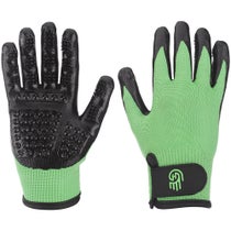 HandsOn Grooming Glove Lime Green MD