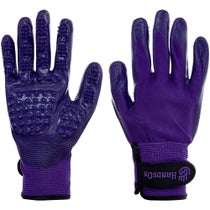 HandsOn Grooming Glove Purple MD
