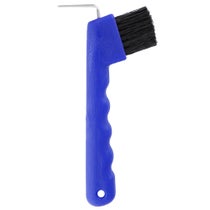 Hoof Pick Brush with Comfort Grip Handle Blue
