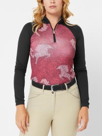 Kastel Denmark UPF Long Sleeve Baroque Rose Horse Top