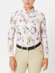 Kastel Garden Blooms Long Sleeve UPF Sun Shirt