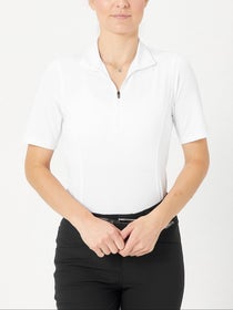Kerrits Ice Fil 1/4 Zip Short Sleeve Riding Shirt Top Womens 1X