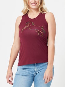 Kerrits Tails Up Tank Top Sangria MD