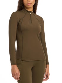 LeMieux Ladies' Classic Fall 1/2 Zip Base Layer Top