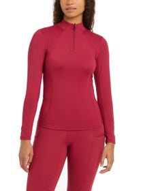 LeMieux Ladies' Classic Fall 1/2 Zip Base Layer Top