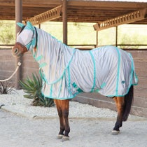 Majyk Equipe Fly Sheet Turquoise/Silver Pony/Cob