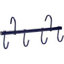 Tack Rack 4-Hook Bridle Hanger Blue OS