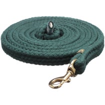 Tory Flat Braided Cotton Lead Line Rope Hunter Green
