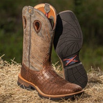 Twisted X Men's TechX Western Boots - Brown & Grey