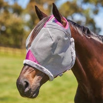 WB ComFiTec Deluxe Mesh Mask Stand. Grey/PU Pony