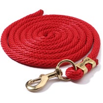 Weaver Lead Rope Brass Snap Red 