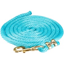 Weaver Lead Rope Brass Snap Turquoise 