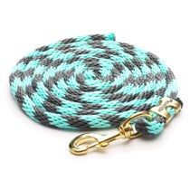 Weaver Multi-Color Lead Rope Gray/Aqua 