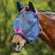 WB ComFiTec Deluxe Mesh Mask Ears Navy/Purple Pony