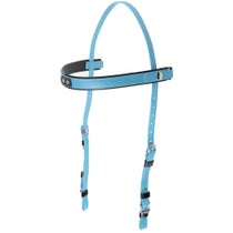 Zilco Deluxe Trail Bridle HeadstallSS Electric Blue 