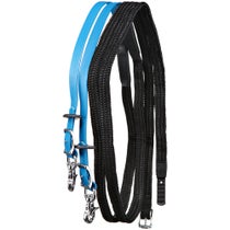 Zilco Woven Trail Reins Electric Blue 