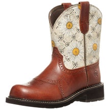Ariat Womens Fatbaby Heritage Farrah Daisy Cowboy Boots