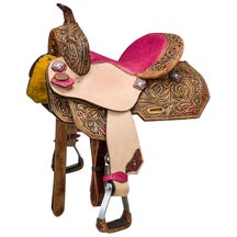 Silver Royal by Tough 1 Youth Azalea Barrel Saddle