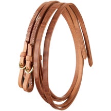 Berlin Hermann Oak Leather Buckle End Reins 5/8" x 7'