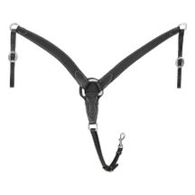 Berlin Custom Leather Black Breast Collar