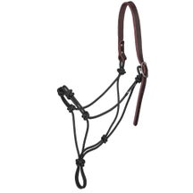 Knotty Girlz Stiff 4-Knot Leather Quick Release Halter