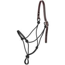 Knotty Girlz Stiff 2-Knot Leather Quick Release Halter