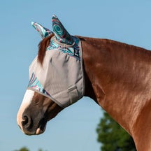 Cashel Crusader Patterned Fly Mask with Ears